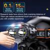 Highlight LED Headlight Motion Sensor Emergency Head Flashlight Forehead Flashlight  Outdoor Fishing Camping Waterproof Headlamp