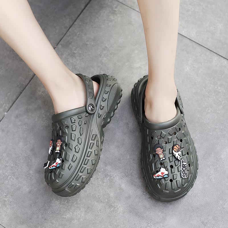 Fashion Flat Sandals Men Shoes 2024 Slippers Men Garden Platform Sandals Man Summer Sandals Male Sneakers Outdoor Flip Flops Home Clogs