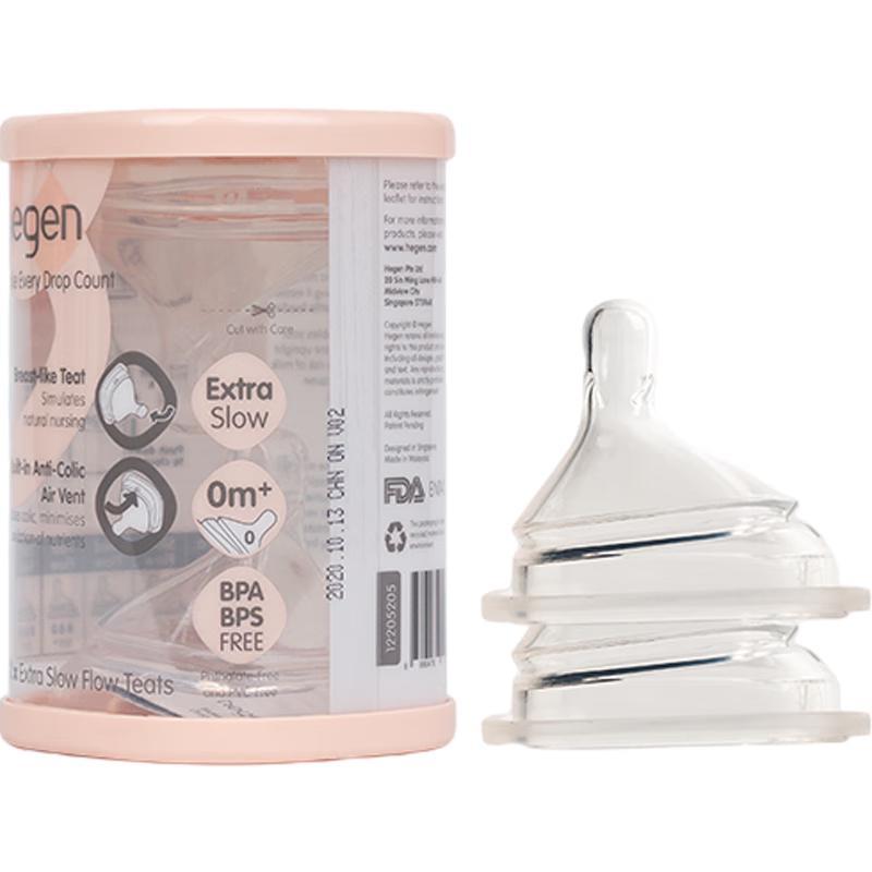 HEGEN Anti-Colic Ultra-Soft Silicone Baby Nipple