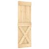 VidaXL Porte coulissante et kit de quincaillerie 70x210 cm pin massif 3332790
