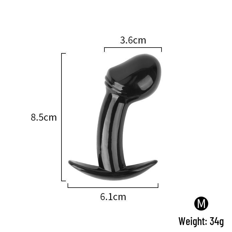 Soft Silicone Prostate Massager and Anal Beads - G-Spot and SM Erotic Supplies