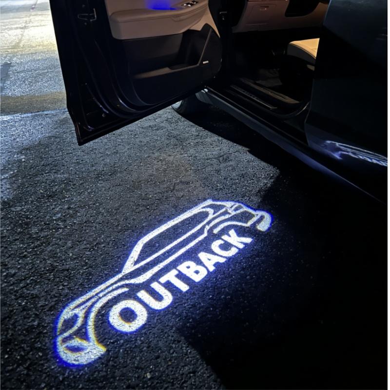 LED Car Door Logo Lights Projector Accessories For Subaru Outback 2012-2024 tere2