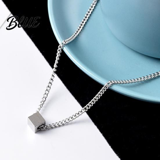 Chic Geometric Design Necklace Pendant for Men Cube Quality
