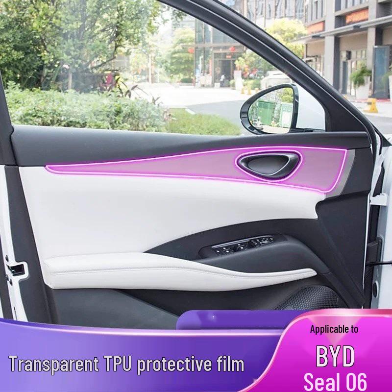 BYD Seal 06 Innenfolie für 25 Modelle: Instrumenten-Navigationsbildschirm-Schutzfolie, Schalthebel & Klimaanlagen-Aufkleber, HD-TPU