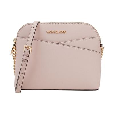 Mk Jet Set Travel Logo Chain Commuter Shell Bag Crossbody Shoulder Bag Women Bags Pink 35F1GTVC6T-POWDER-BLUSH