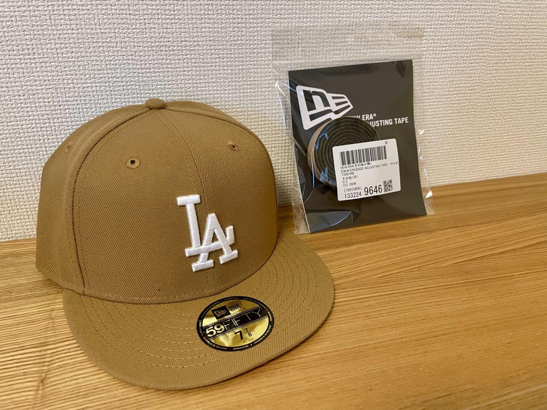 

[USED] NewEra 59FIFTY LA Cap, Camel, with Size Adjustment Sticker