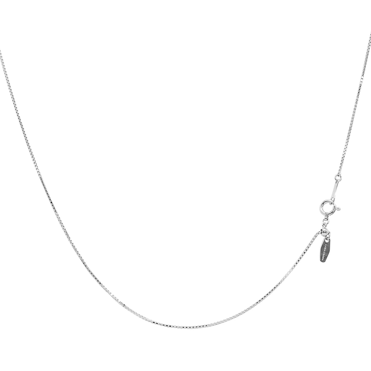 

Platinum Chain Necklace Pt850 Venetian Width Maximum 45cm Length Adjustable [Lara Christie] 0.75mm Approx. 2.49g lc97-0059