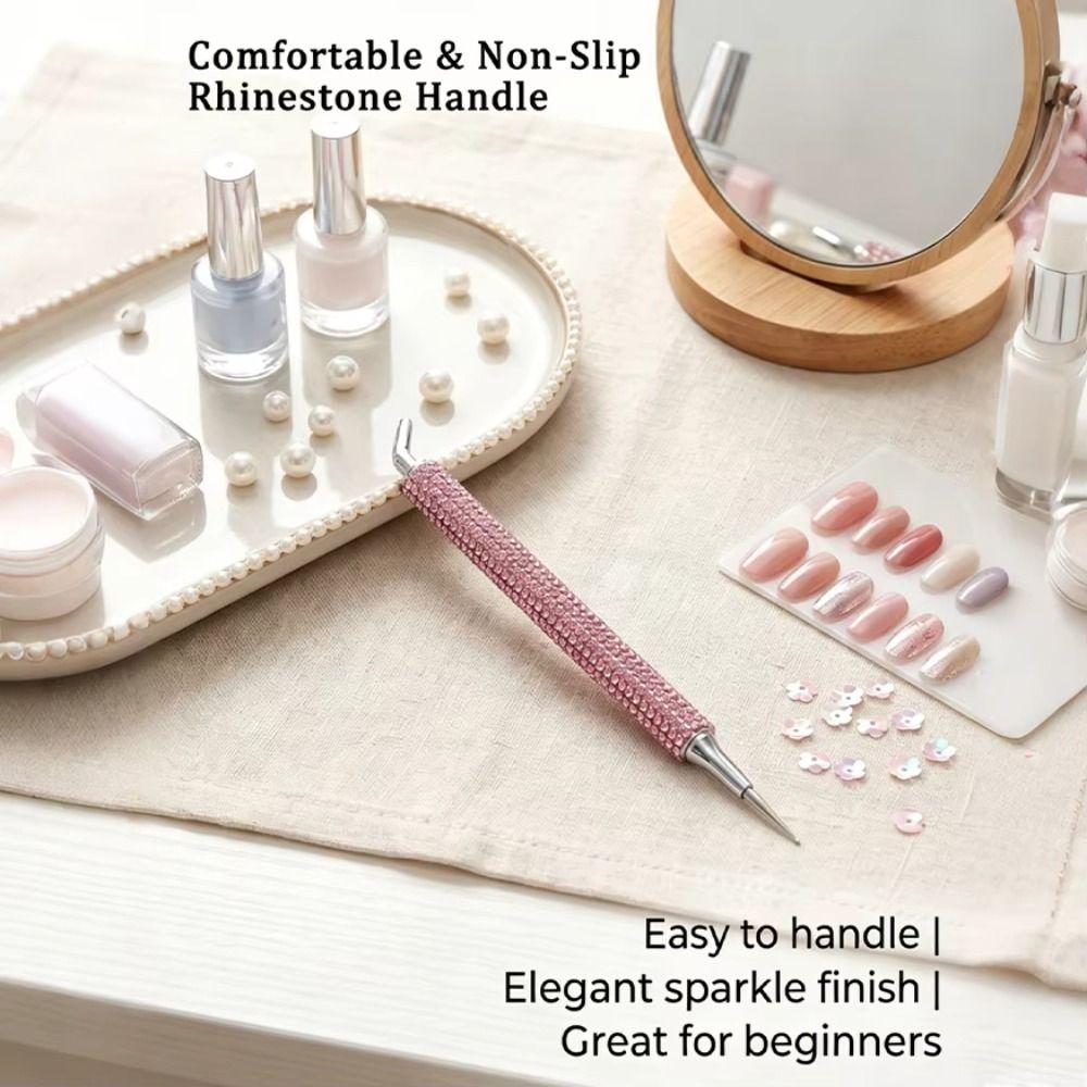 Dual-ended Nail Art Dotting Tool DIY Manicure Nail Decoration Tool For Nail Charms Gems