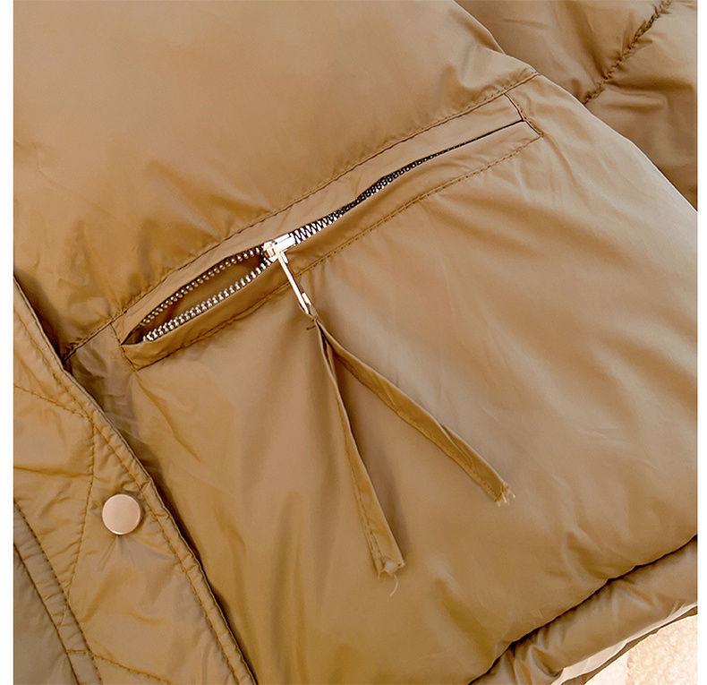 Trendy Academic Style Women's Winter Stand Collar Short Cotton Jacket 2025