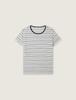 ROEM Striped Short Sleeve T-Shirt Rmhwg37R11