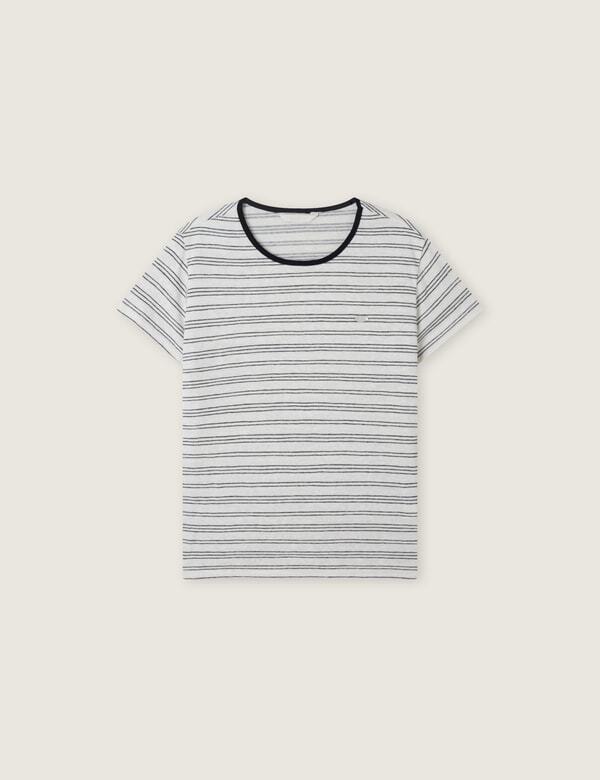 ROEM Striped Short Sleeve T-Shirt Rmhwg37R11