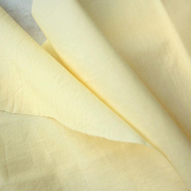 Pure Cotton 40-Count High-Density Washed Wrinkle Shirt Fabric for Kids - Spring/Summer Plain Weave Dress Material