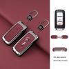 Compatible Dongfeng Fengguang 580 E380 Remote Key Cover: Metal Protective Shell with Leather Wrap for 2016/2017 Models