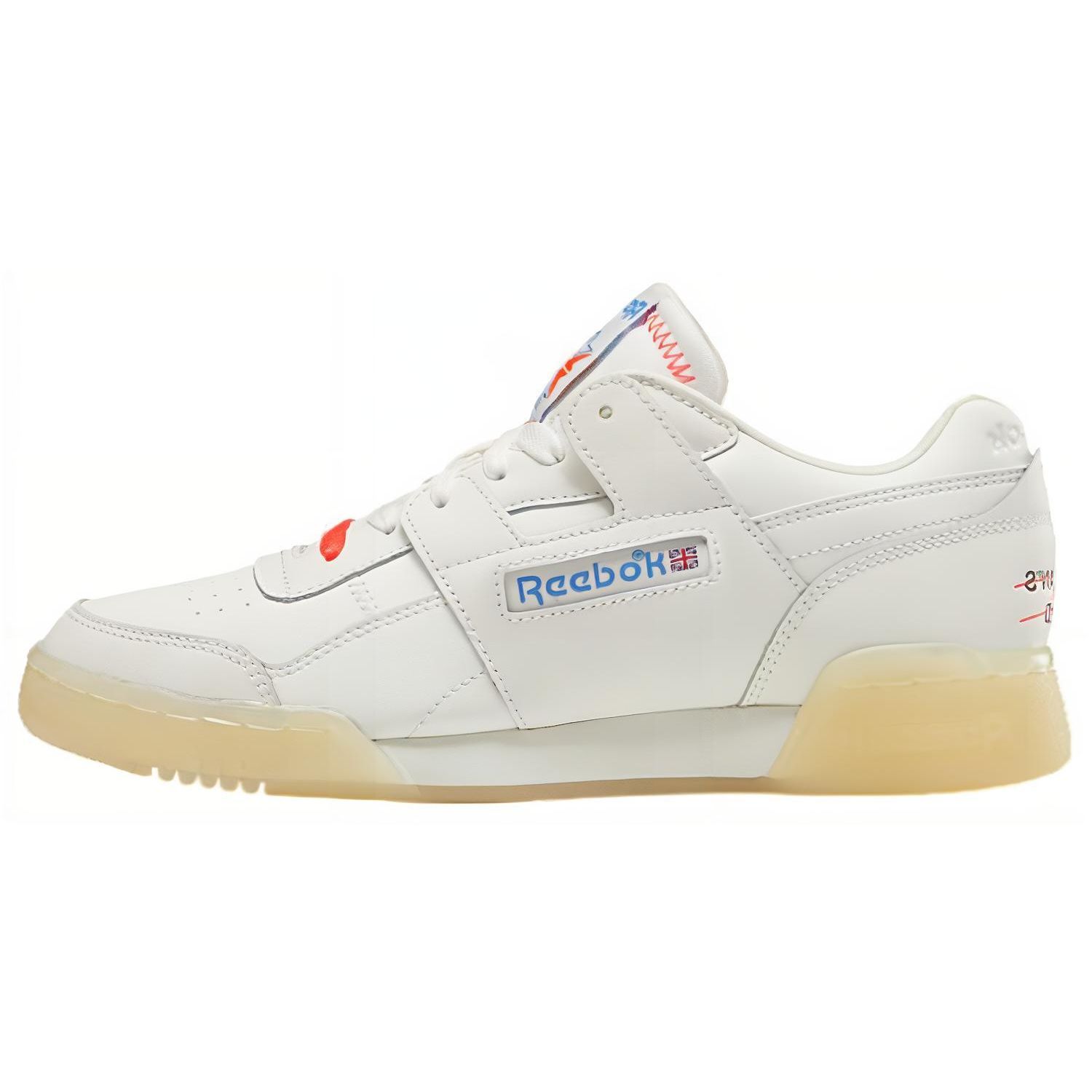 

Женские кроссовки Reebok Workout Lo Plus Ita Mans World, белый мел, нет DV7360