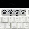 Lovely Cat Claw Resin Keycap for Mechanical Keyboard with Backlights Computer Keyboard Keycaps Replaces