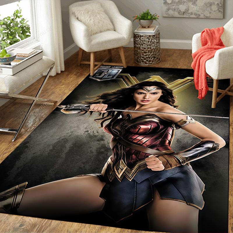 

Super Hero Popular Pattern Area Rug Non-Slip Washable Floor Mat for Home Decor 60x90cm
