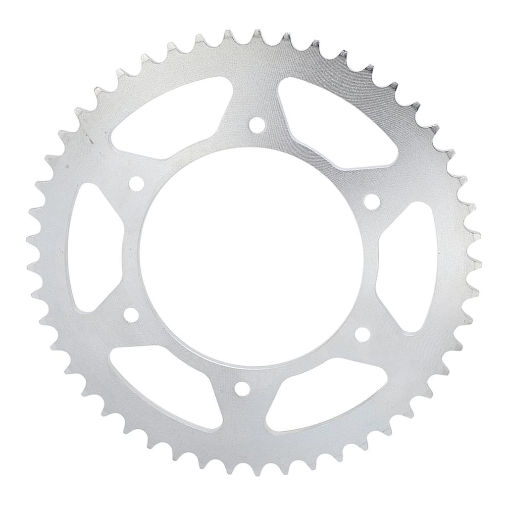 49T Rear Sprocket Wear Resistant Oilproof Steel Chain Sprocket Cog Replacement for Motorcycle