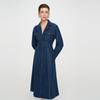 Women's Retro Elegant Single-breasted Denim Dress