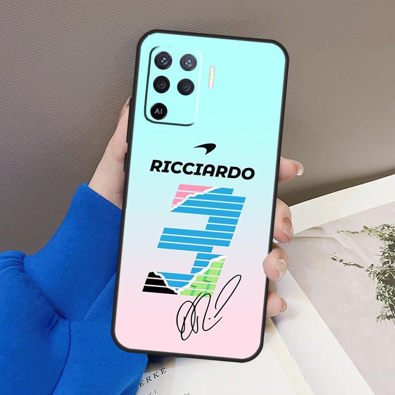 F1 Daniel Ricciardo 3 Phone Case For OPPO A54 A74 A94 A53S A1K A15 A16 A3S A5S A83 A91 A93 A5 A9 A53 A31 A52 A72
