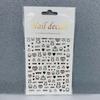 MINKYS Ins Transparent Cool Girl DIY Decorative Nail Sticker for Scrapbooking Cute Journal Sticker Stationery