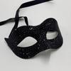Studded Design Halloween Rhinestone Mask Plastic Masquerade Mask Half Face Mask  Themed Event