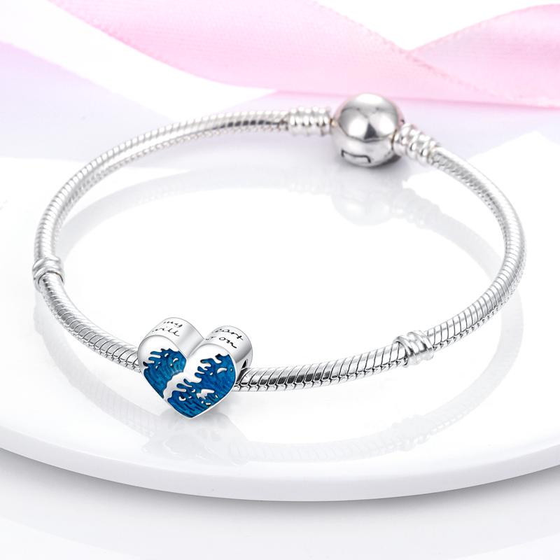 2022 Summer Ocean Series Blue Sea Dangle Turtle Starfish Charm margele se potrivesc cu brățară de marcă originală DIY, cadou de bijuterii pentru femei