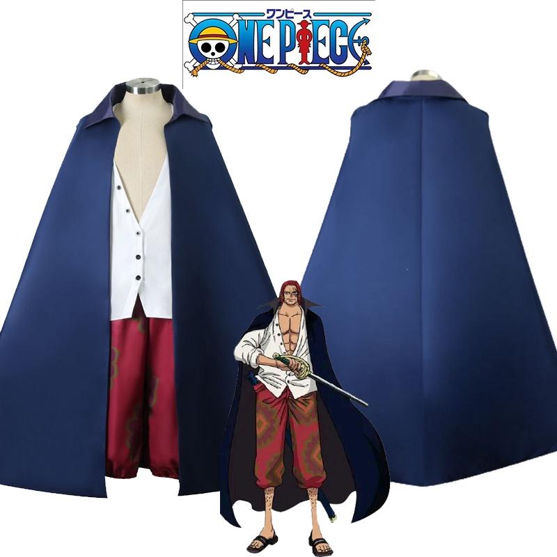 Role Play Outfit For Kids Adult One Piece Shanks Cosplay Costume Cloak