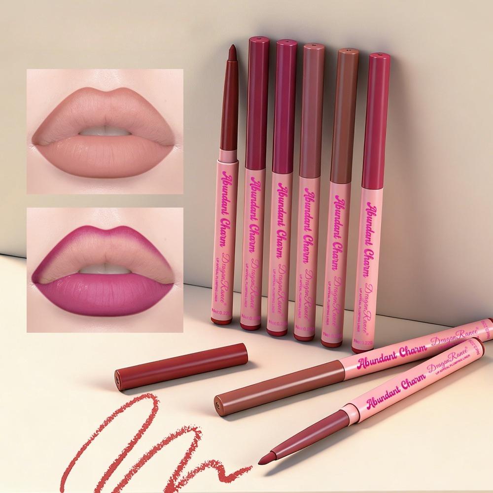 Matte Waterproof Sweatproof Lip Liner,Long Lasting,Fine,and Smudge Proof.A Must Have Lip Liner for Beginners,Easy To Apply,Versatile for Everyday Use