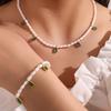 French Niche Fashion Freshwater Pearl Necklace Light Luxury High Sense Versatile Non-Fading Stainless Steel Women'S Jewelry