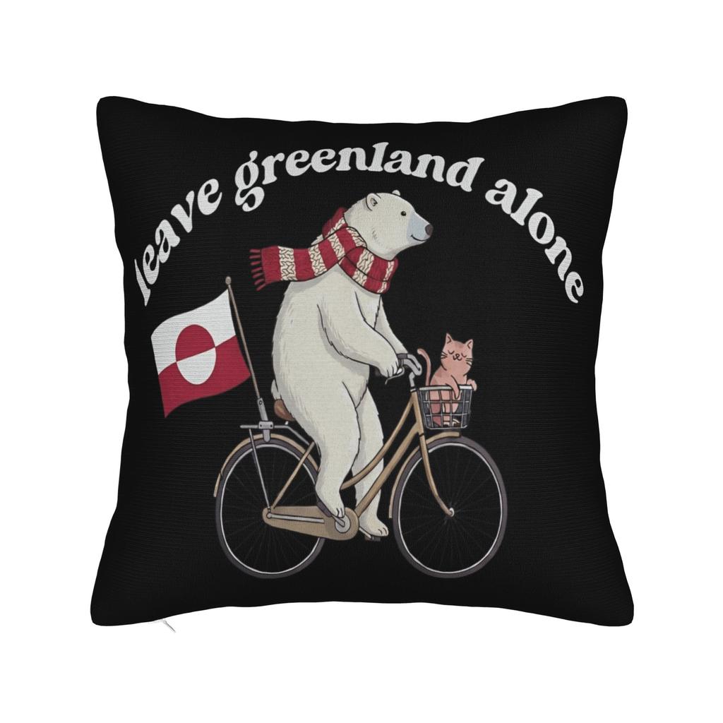 Greenland Is Not For Pillow Case Retro Trendy Pillow Cover Print Pillowcases For Couch Sofa Bedroom