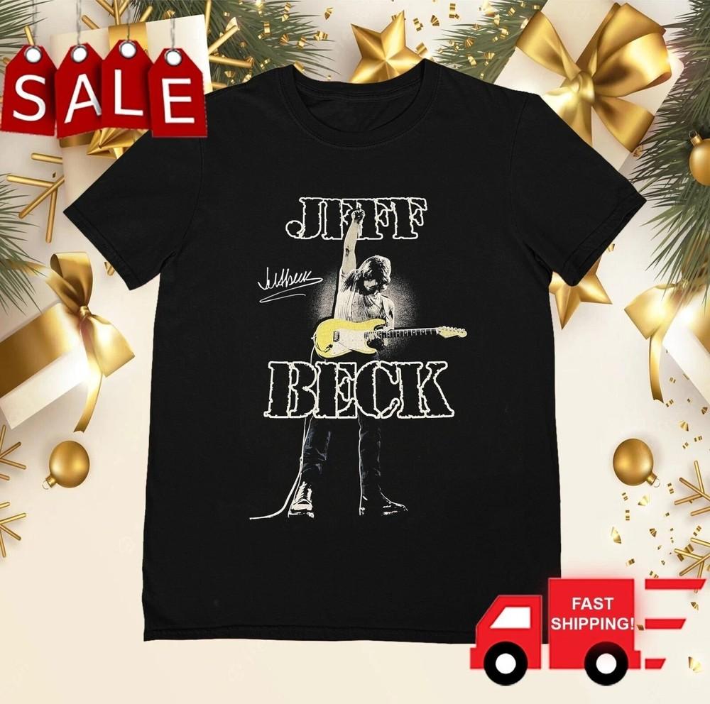 VTG Guitar Jeff Beck Live 2018 Shirt Classic Black Unisex Unisex T-Shirt XL