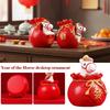2026 Chinese Horse New Year Decor Red Envelope Resin Desktop Ornament Cute Lucky Horse Figurine Wealth Fortune Home Office Decor