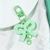 Transparent Acrylic Bow Keyring for Girls' Bags - DIY Pendant Accessory Small Gift