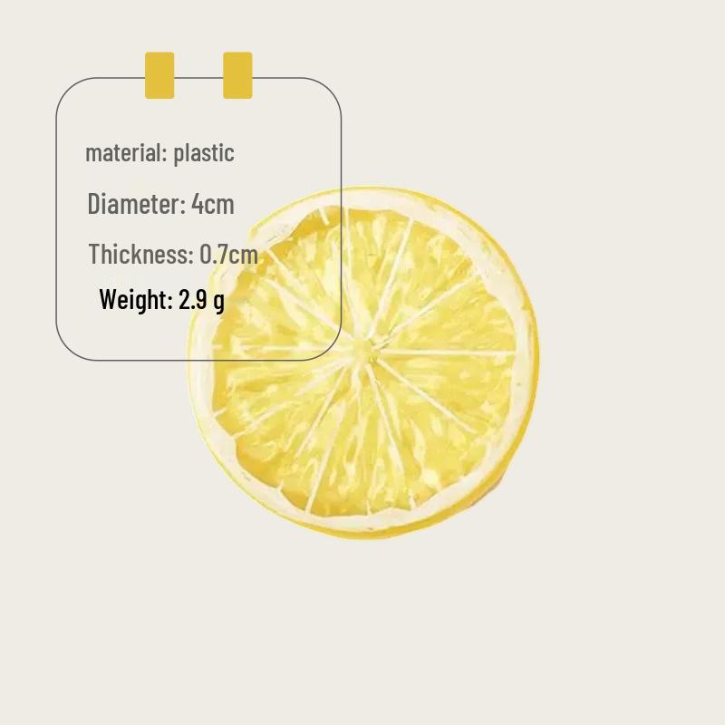 Пластиковые дольки лимона: Модели Фруктов для DIY Фотосъемки Еды и Креативного Декора