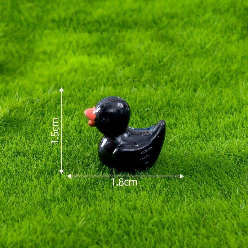 Little Yellow Duck Figurines Moss Micro-landscapesMiniature Ornaments Decorative Accessories Resin Handicrafts