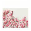 New Stylish Summer Outfit For Girls: Short-Sleeved Floral Dress With Square Collar For Little Girls And Toddlers Casual And Fashionable
