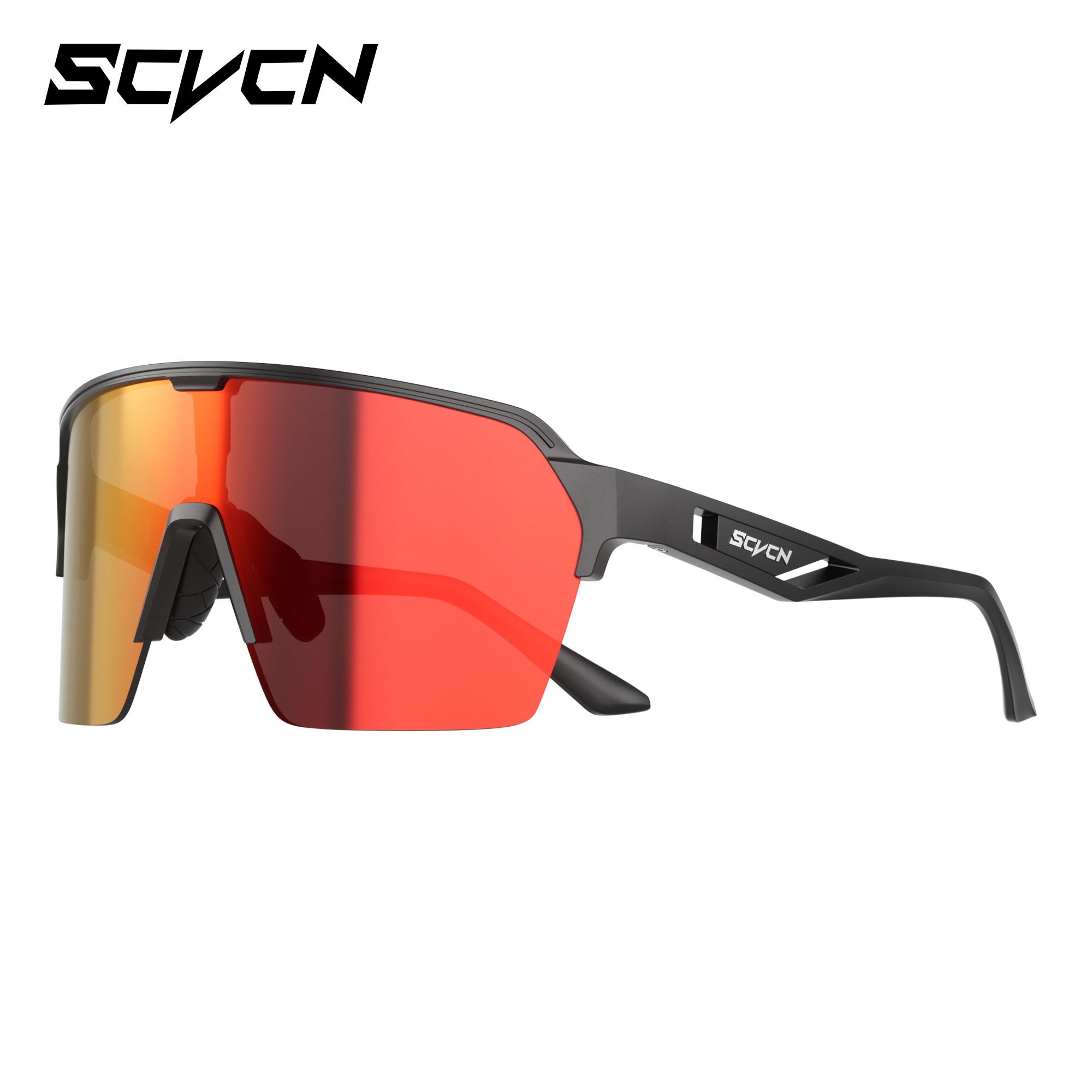 

SCVCN Cycling Glasses Photochromic Sunglasses for Men Outdoor Sports Glasses UV400 Eyewear MTB Cycling Goggles Bicycle Women