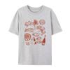 Summer Ocean Coastal Graphic Tees Trendy Retro Aesthetic La Dolce Vita T Shirt Cute Oyster Wine Shirt Beach Vacation Women Tops