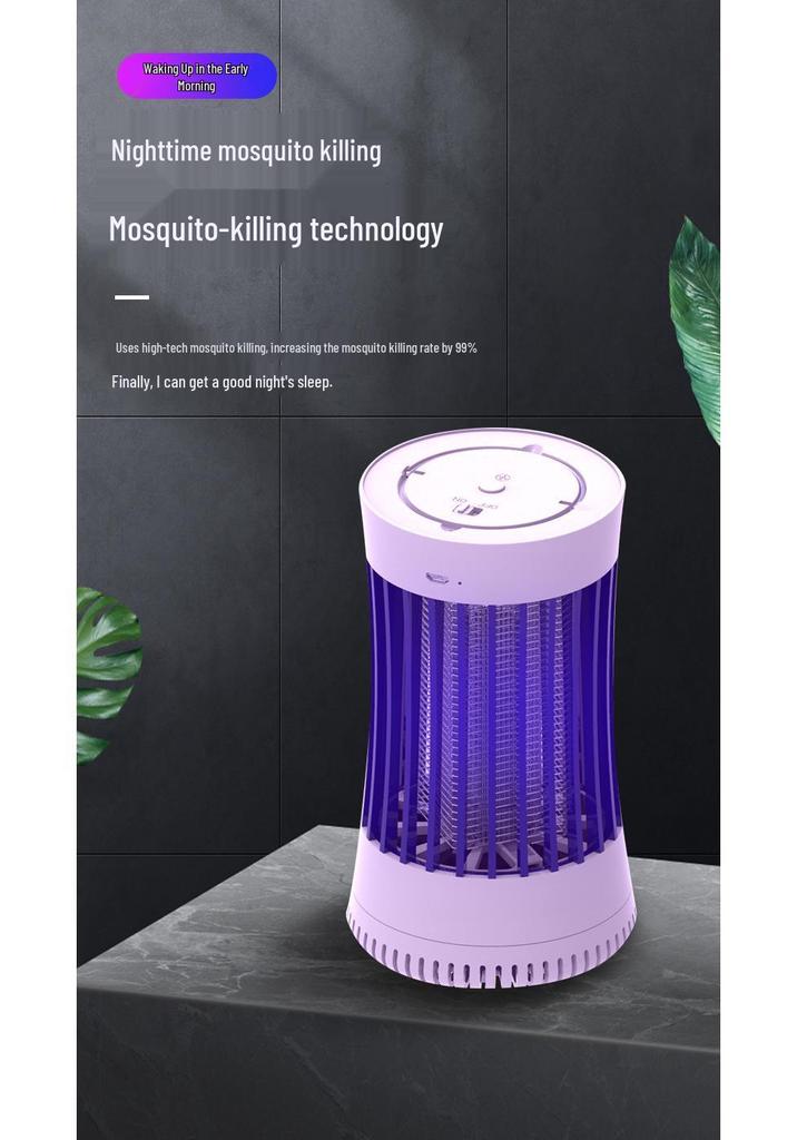 Innovative Lila Licht Mückenfalle: UL & EPA-zertifizierter elektrischer Stromschlag-Saug-Insektenvernichter