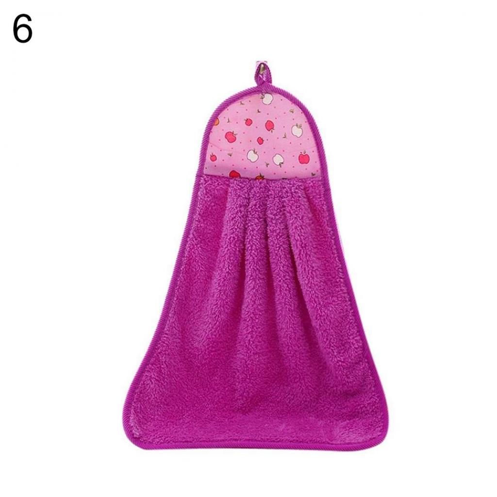 Håndkle Myk Plysj Hengende Wipe Badehåndkle