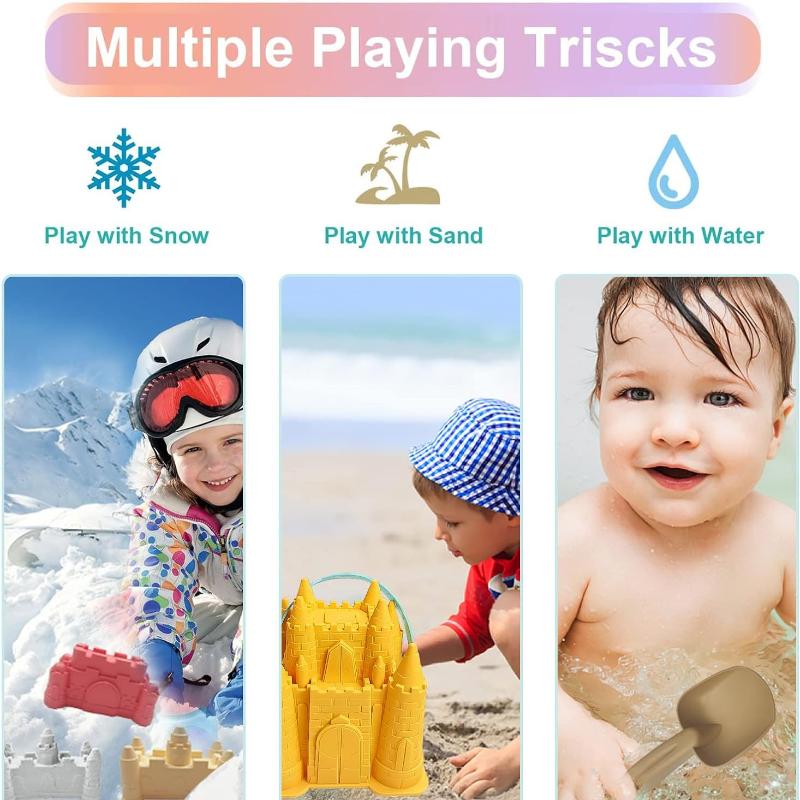 Dětský hrad Plážová hračka Velká Venkovní Přímořská Mateřská škola Pískoviště Forma Dětská Hra s vodou Pískové nářadí Mořské a Plážové doplňky