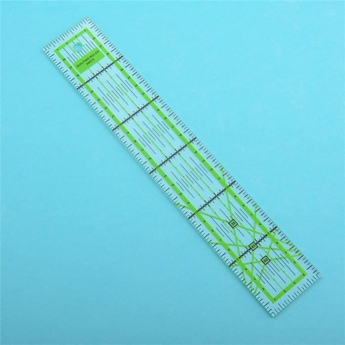 Transparent Quilting Ruler Tailor Sewing Ruler Cutting Guide Measuring Tools for Sewing Quilting and DIY Crafts