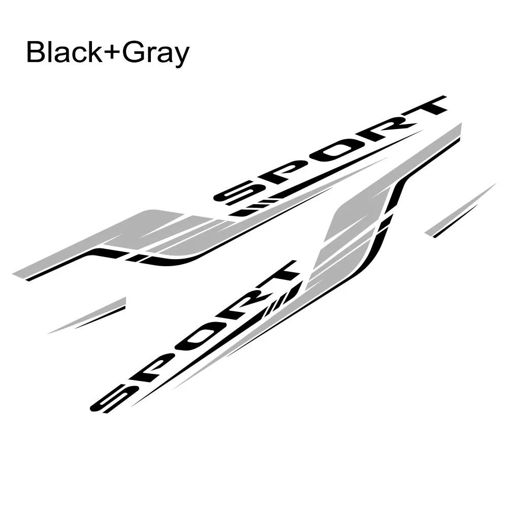 2PCS Car Door Side Stickers Waterproof Vinyl Decals Self-adhesive PVC Car Body Decoration Stickers Accessories For Honda Type-R