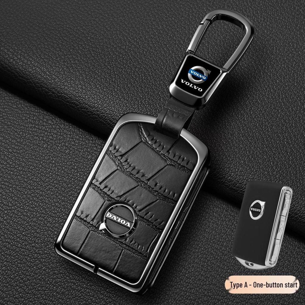 Volvo Key Protective Alloy Case for XC60, S90, S60, XC40, XC90, V60, V90 - Modified Shell with Buckle