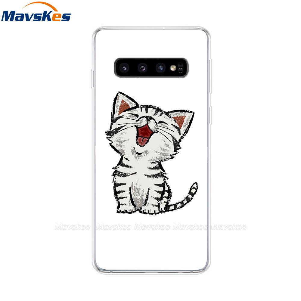 La più recente custodia stampata in TPU per Samsung Galaxy S10 S10 + Coperture del telefono per Samsung S10 Plus S10e Custodie Cover posteriore Paraurti Fundas Coque