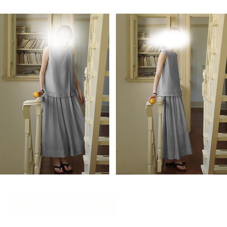 Note: Final Sale. Tops and half-skirts may have a color variation leaning towards gray; they are non-refundable and non-exchangeable.