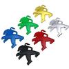 SQOB1 Metal 3D Car Rear Trunk Emblem Auto Tail Badge Sticker for Peugeot 406 405 205 3008 206 5008 308 208 408 508 407 107 307