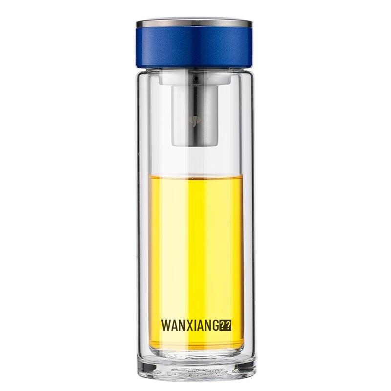 Wanda Portable Double-Layer Tea Infuser Glass Bottle