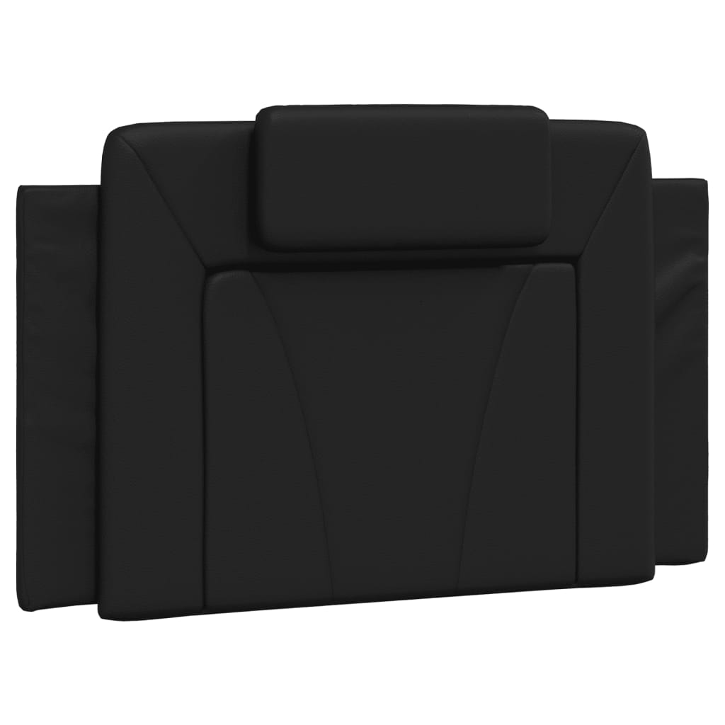 Vidaxl Bed With Mattress, Black, 90X200 Cm, Faux Leather