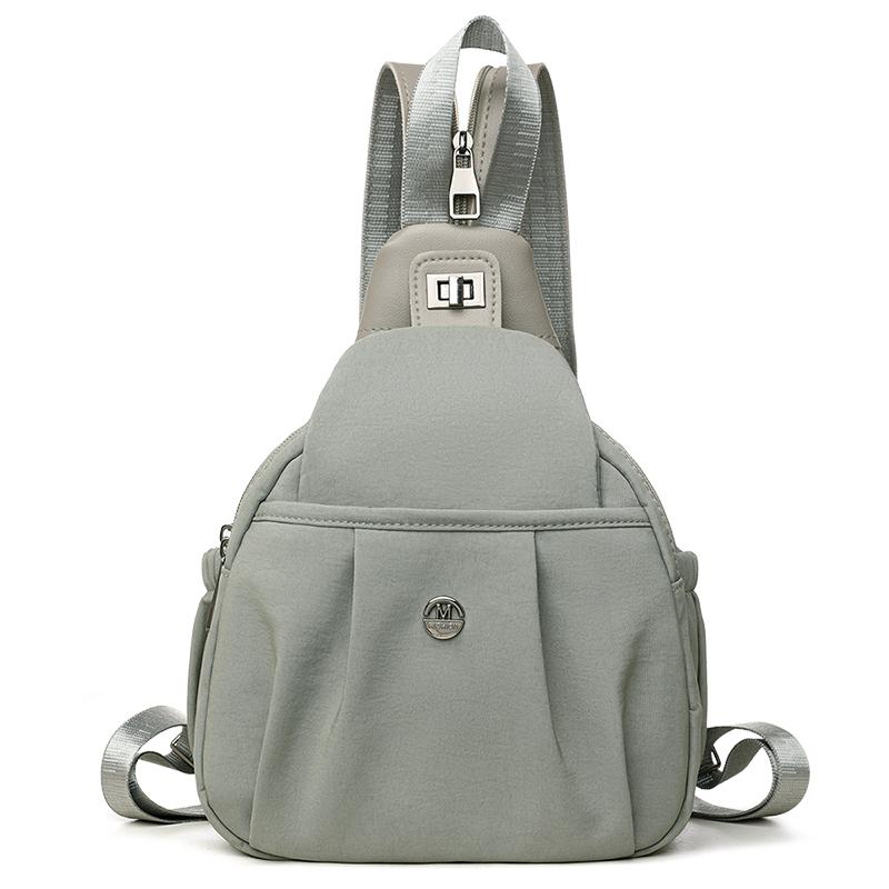 Multifunkční náprsní taška Dámský lehký batoh Cestovní taška přes rameno